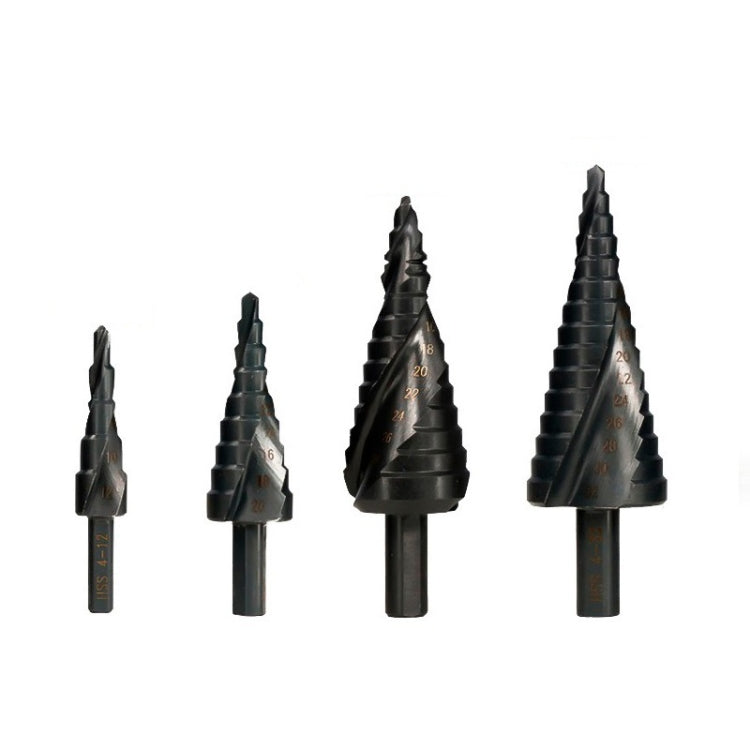 6-30mm Triangular Shank Spiral Flute Step Drill Bit - Drill & Drill Bits by buy2fix | Online Shopping UK | buy2fix