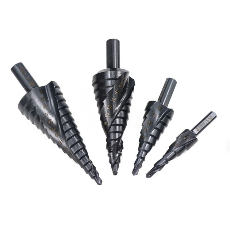 6-30mm Triangular Shank Spiral Flute Step Drill Bit - Drill & Drill Bits by buy2fix | Online Shopping UK | buy2fix