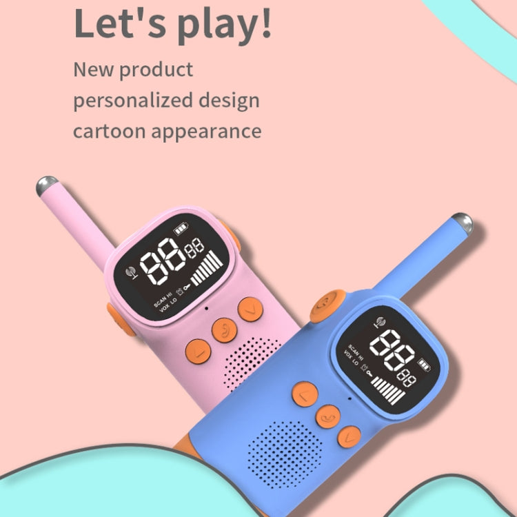 D20 Walkie-Talkie Children Toy Mini Wireless Call Interactive Toy, Colour: Blue + Pink - Consumer Electronics by buy2fix | Online Shopping UK | buy2fix