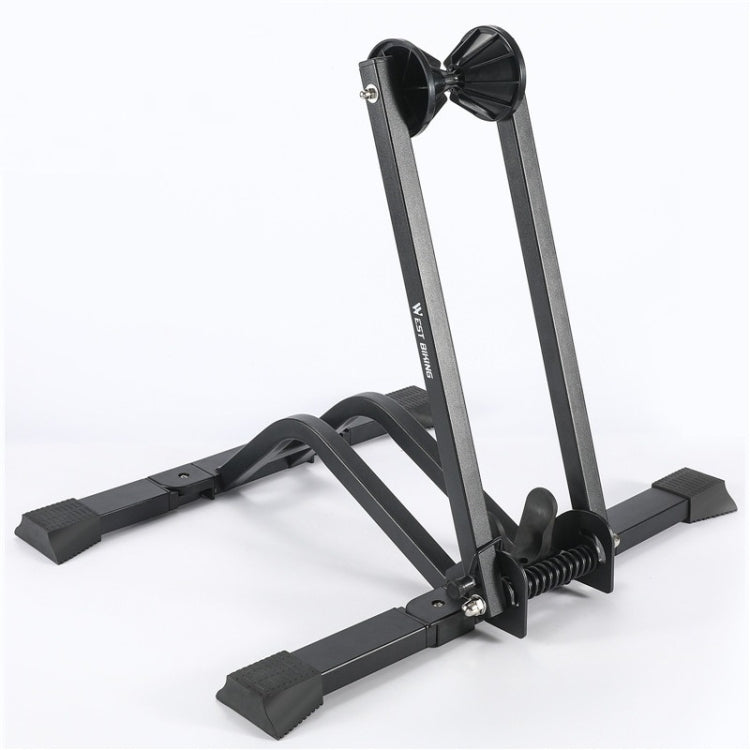 WEST BIKING Portable Bicycle Parking Display Stand(Black) - Holders by WEST BIKING | Online Shopping UK | buy2fix