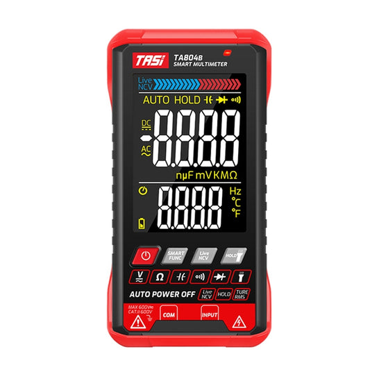 TASI TA804B Auto + Manual Color Screen Digital Intelligent Multimeter OHM NCV Voltage Meter - Digital Multimeter by TASI | Online Shopping UK | buy2fix