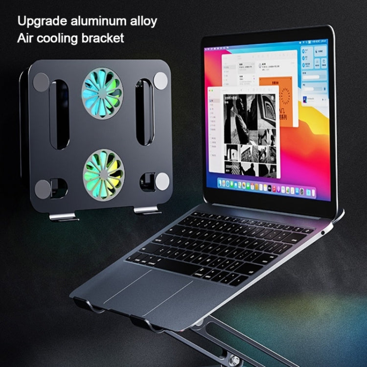 BONERUY P43F Aluminum Alloy Folding Computer Stand Notebook Cooling Stand, Colour: Silver - Cooling Pads by BONERUY | Online Shopping UK | buy2fix