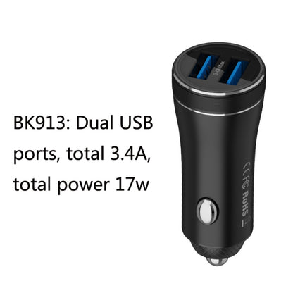 QIAKEY BK913 Dual Ports Fast Charge Car Charger - Car Charger by QIAKEY | Online Shopping UK | buy2fix