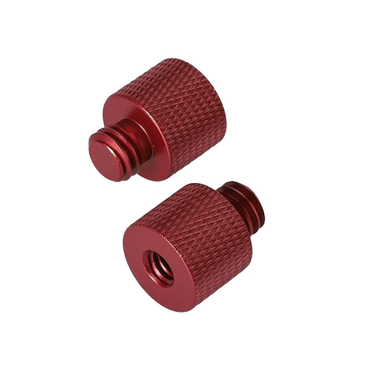 10 PCS Screw Adapter 1/4 Female to 3/8 Male Screw (Red) - Camera Accessories by buy2fix | Online Shopping UK | buy2fix