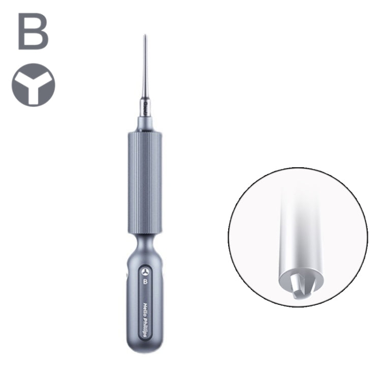 Qianli Super Tactile Grip-Type Precision Silent Dual-Bearing Screwdriver, Series: Type B Tri-point - Screwdriver by Qianli | Online Shopping UK | buy2fix