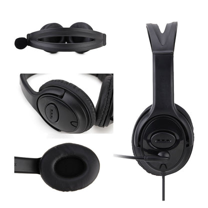 Soyto SY493MV Gaming Computer Teaching Office Mute Headset(Black) - Multimedia Headset by Soyto | Online Shopping UK | buy2fix