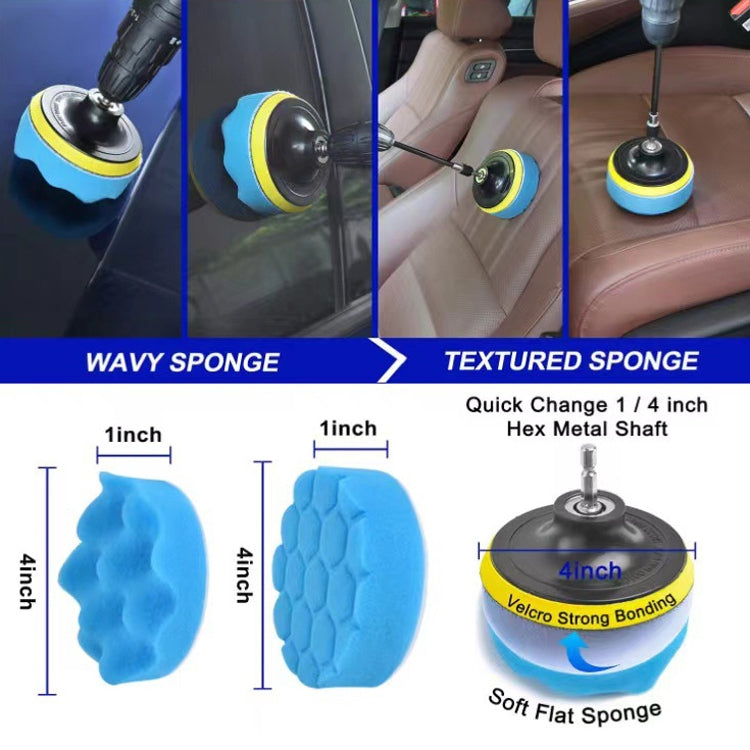 18 PCS / Set Multi-Function Cleaning Electric Drill Brush - In Car by buy2fix | Online Shopping UK | buy2fix