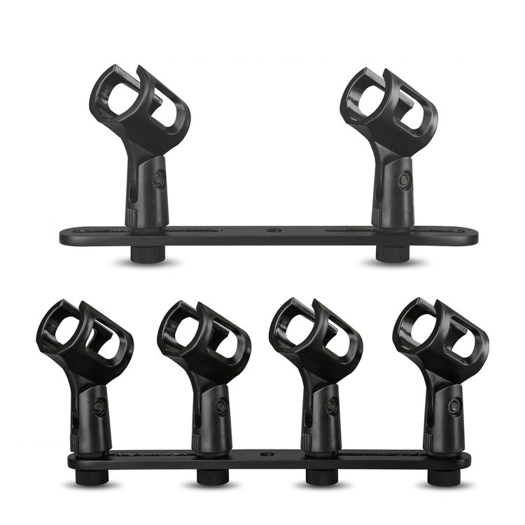 A16 Double-headed  Microphone Clip Aluminum Pole Microphone Accessories - Consumer Electronics by buy2fix | Online Shopping UK | buy2fix