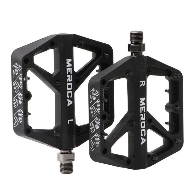 MEROCA Mountain Bike Nylon Pedal(Black) - Outdoor & Sports by MEROCA | Online Shopping UK | buy2fix