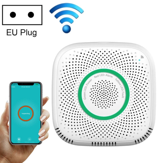 TY-GSA-87 Smart Home WIFI Gas Detector, Specification: EU Plug - Security by buy2fix | Online Shopping UK | buy2fix