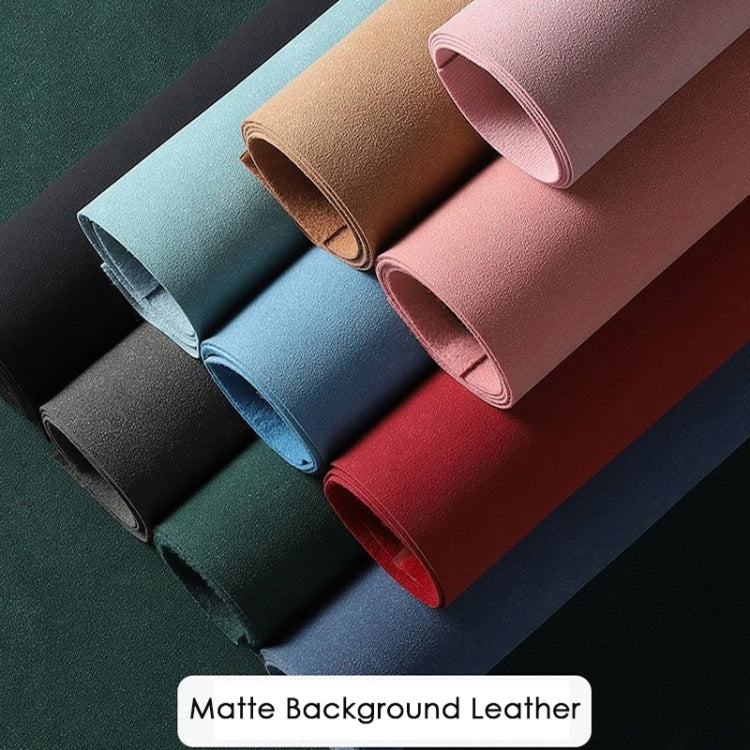 50 X 68cm Thickened Waterproof Non-Reflective Matte Leather Photo Background Cloth(Blue) - Solid Color by buy2fix | Online Shopping UK | buy2fix