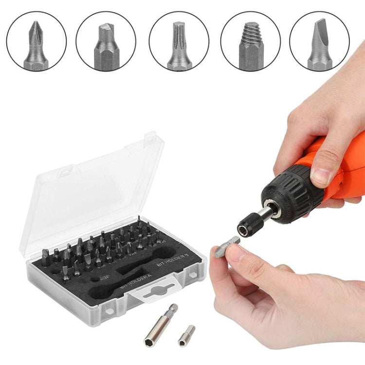 33 PCS / Set  Broken Wire Extractor Set High-Speed Steel Damage Screw Disassembly Tool - Screws by buy2fix | Online Shopping UK | buy2fix