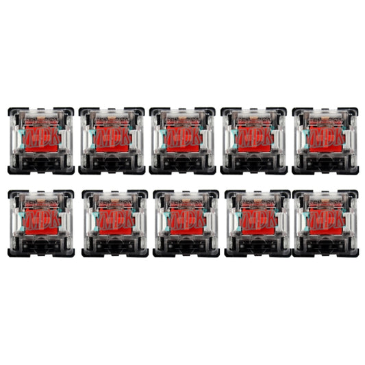 10 PCS Gateron G Shaft Black Bottom Transparent Shaft Cover Axis Switch, Style: G5 Foot (Red Shaft) - Other by Gateron | Online Shopping UK | buy2fix