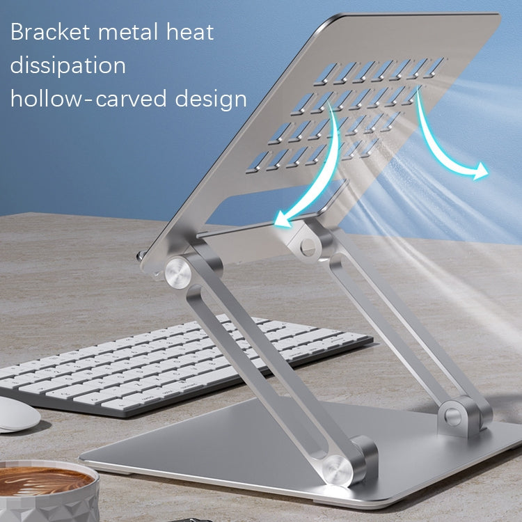 Tablet Desktop Portable Aluminum Alloy Bracket(Silver) - Desktop Holder by buy2fix | Online Shopping UK | buy2fix