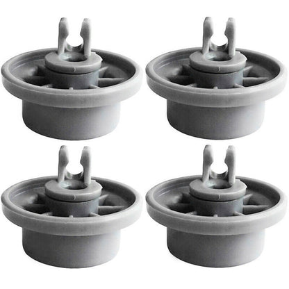4 PCS Wheels for Bosch Siemens Neff 165314 Dishwasher Accessories(Light Grey) - Home & Garden by buy2fix | Online Shopping UK | buy2fix