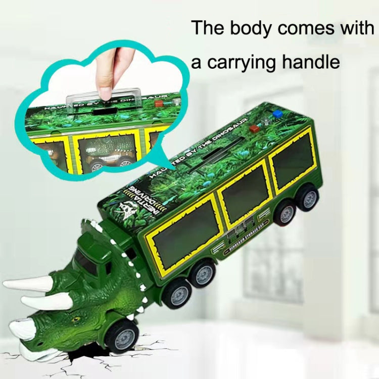 Dinosaur Transporter Light Portable Dtorage Container Car Children Toys Case(Green) - Model Toys by buy2fix | Online Shopping UK | buy2fix
