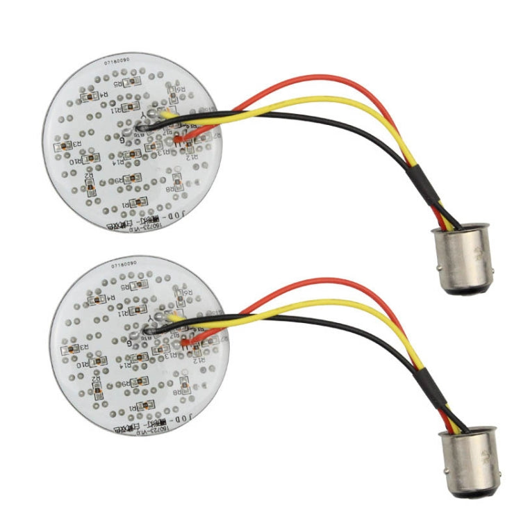 2 PCS Motorcycle LED Signal Steering Lamp For Dyna(White Light 1156 Without Lampshade) - In Car by buy2fix | Online Shopping UK | buy2fix