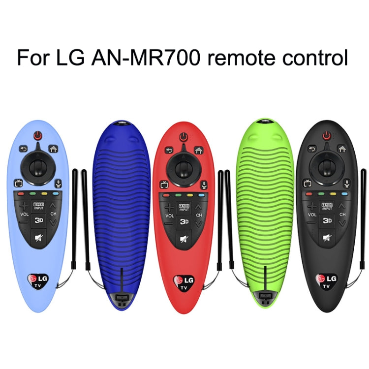 2 PCS Remote Control Dustproof Silicone Protective Cover For LG AN-MR500 Remote Control(Black) - Consumer Electronics by buy2fix | Online Shopping UK | buy2fix