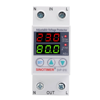 SINOTIMER SVP-916 Adjustable Self-resetting Over-voltage Under-voltage Protector, Current: 80A - Other Tester Tool by SINOTIMER | Online Shopping UK | buy2fix