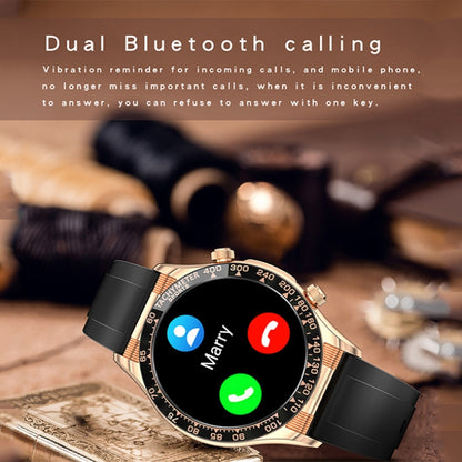 LOANIY E18 Pro Smart Bluetooth Calling Watch with NFC Function, Color: Black Silver Steel - Smart Wear by LOANIY | Online Shopping UK | buy2fix