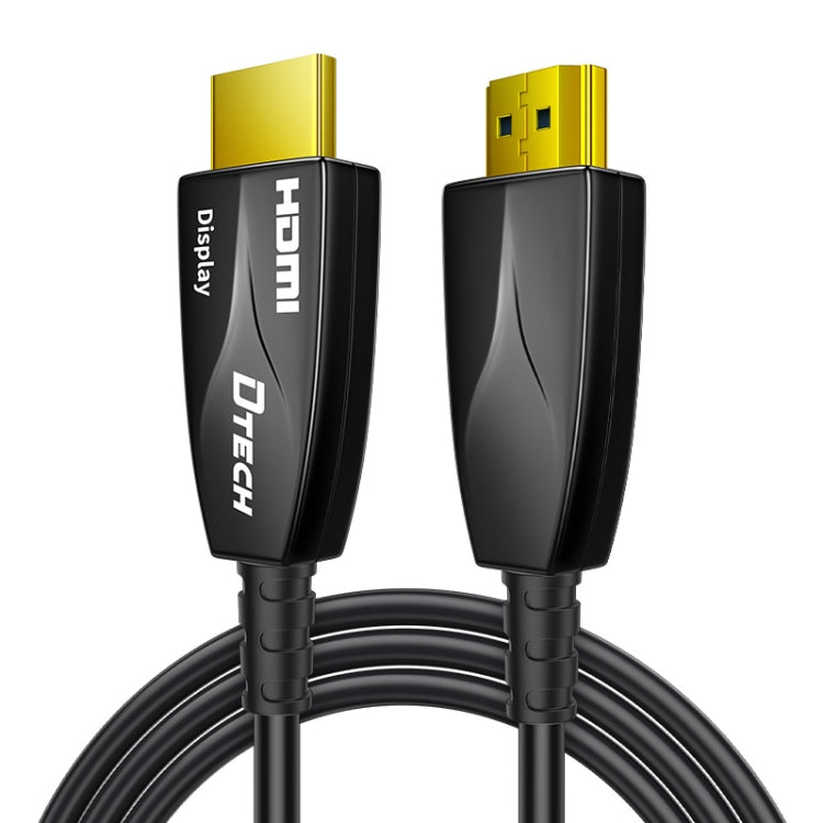 DTECH HDMI 2.0 Version Fiber Optical Line 4K 60Hz Large Screen TV Engineering Wiring, Length: 15m - Cable by DTECH | Online Shopping UK | buy2fix
