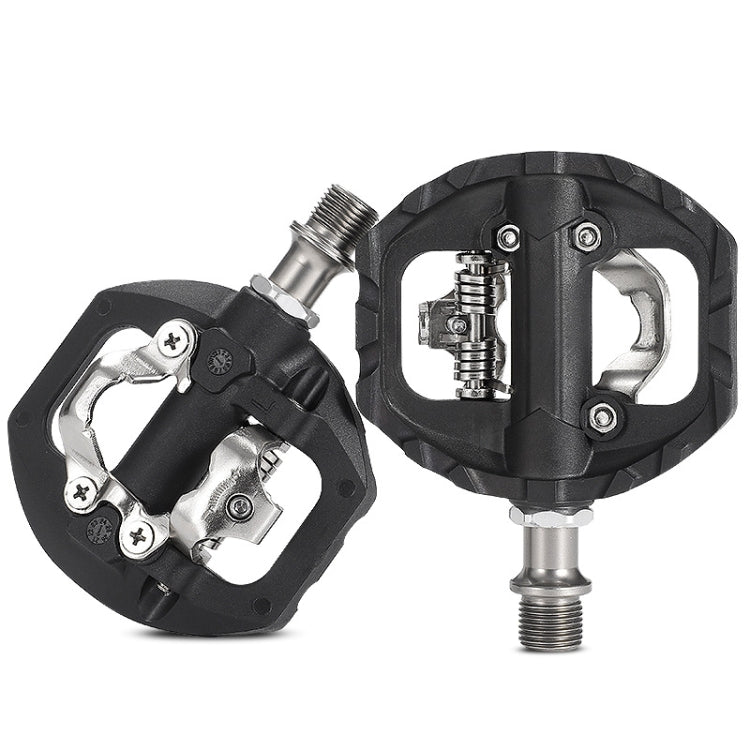 WEST BIKING Mountain Bike Aluminum Alloy Bearing Single-sided Self-locking Pedal(Black) - Outdoor & Sports by WEST BIKING | Online Shopping UK | buy2fix