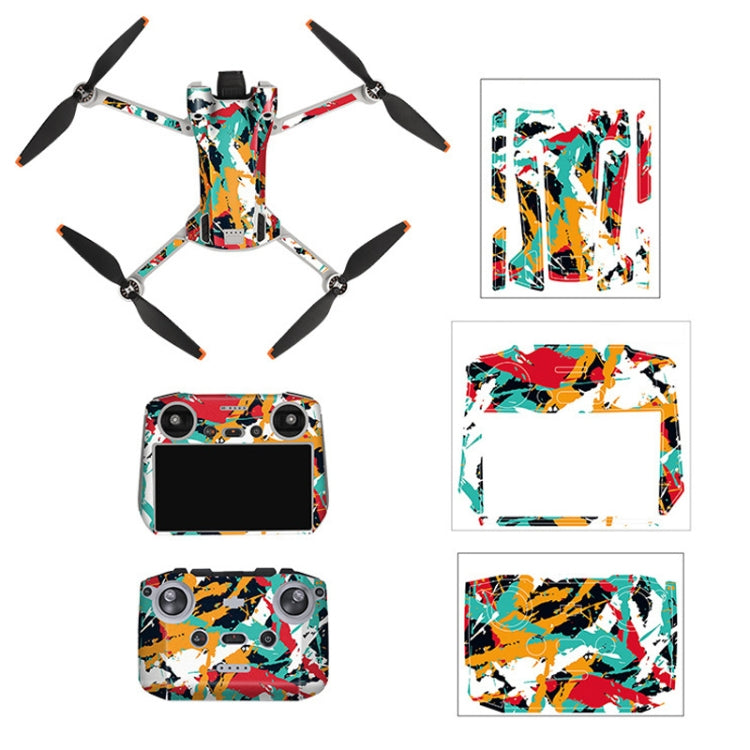 Sunnylife Drone+Remote Control Protective Sticker For DJI Mini 3 Pro RC Version(Rhythm Graffiti) - DJI & GoPro Accessories by Sunnylife | Online Shopping UK | buy2fix