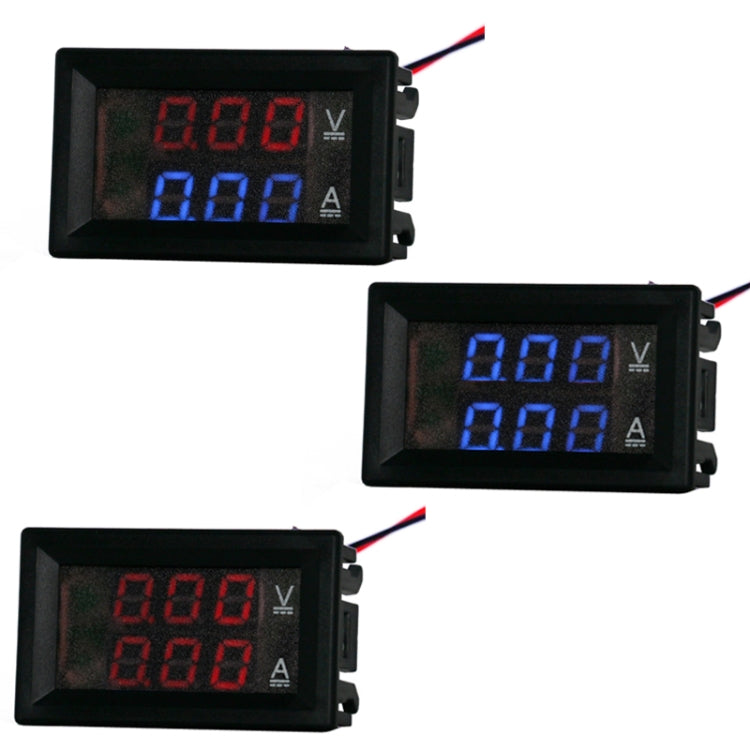 Dual-Display Voltage Current Meter Digital DC Voltage Meter, Specification: 50A (Red) - Consumer Electronics by buy2fix | Online Shopping UK | buy2fix