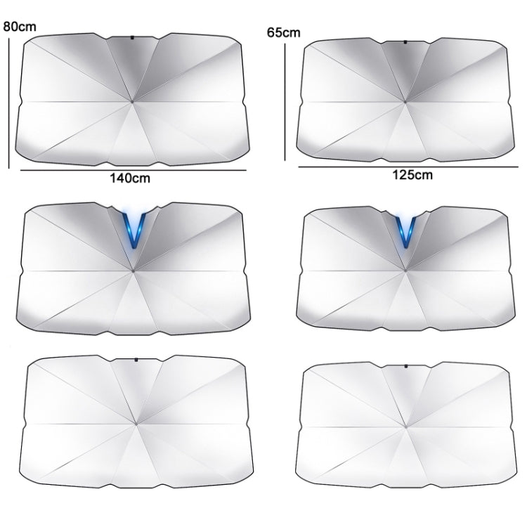 Car Windshield Telescopic Folding Thermal Insulation Parasol, Size: Large - In Car by buy2fix | Online Shopping UK | buy2fix