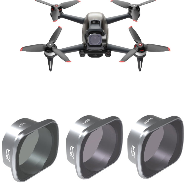 JSR  Drone Filters for DJI FPV COMBO ,Model: ND4+ND8+ND16+ND32 - DJI & GoPro Accessories by JSR | Online Shopping UK | buy2fix
