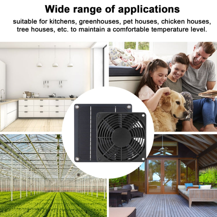 3W High Speed and Long Life Outdoor Solar Pet Exhaust Fan - Consumer Electronics by buy2fix | Online Shopping UK | buy2fix