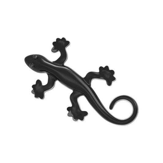 Anti-static Gecko 3D Stereo Car Sticker Decorative Stickers(Black) - In Car by buy2fix | Online Shopping UK | buy2fix