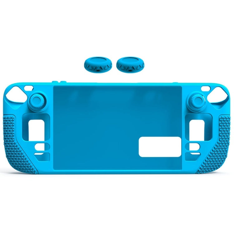 All-Inclusive Silicone Cover With Button Cap For Steam Deck(Blue) - Accessories by buy2fix | Online Shopping UK | buy2fix