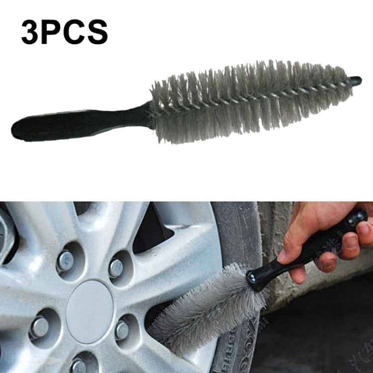 3 PCS Car Tire Brush Carpet Foot Pad Brush, Style: DM-08 Pointed Brush - In Car by buy2fix | Online Shopping UK | buy2fix