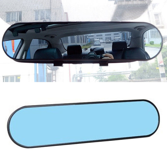 DM-055 28.8cm Car Large Field of View Anti-dazzle Blue Mirror Reversing Curved Rearview Mirror - In Car by buy2fix | Online Shopping UK | buy2fix