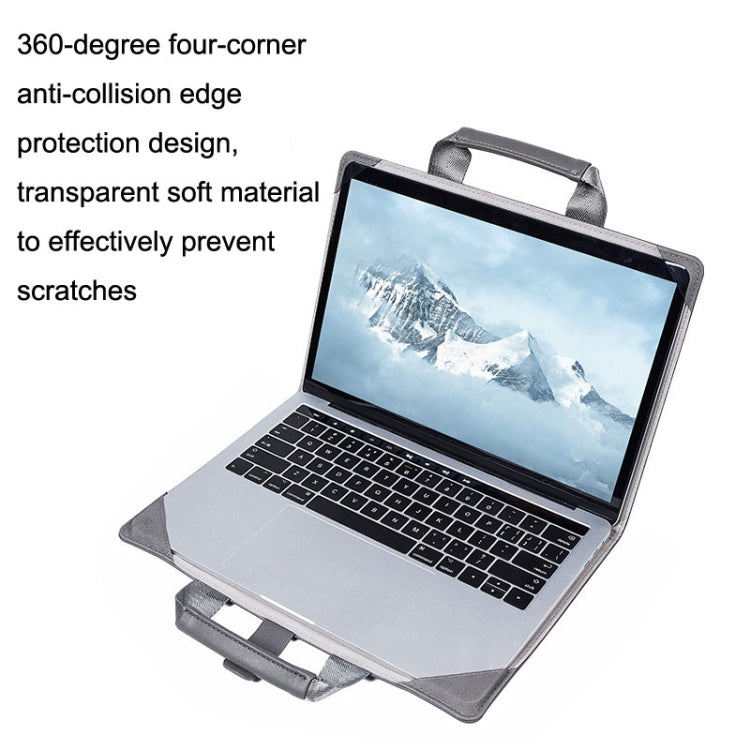 Laptop Bag Protective Case Tote Bag For MacBook Pro 15.4 inch, Color: Dark Gray + Power Bag - 15 inch by buy2fix | Online Shopping UK | buy2fix