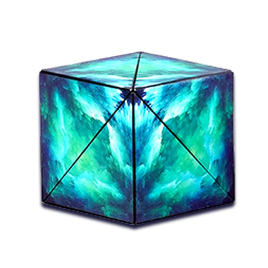 3D Variety Geometry Alien Magic Cube Magnetic Logic Thinking Children Educational Toys(Science Fiction Green) - Magic Cubes by buy2fix | Online Shopping UK | buy2fix