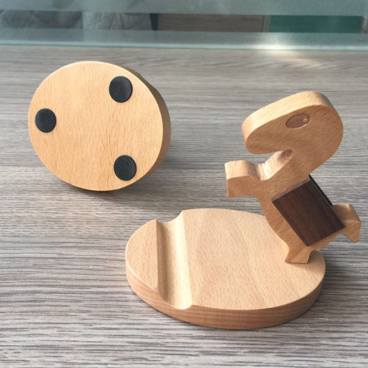 Wooden Mobile Phone Bracket Beech Lazy Mobile Phone Holder,Style: Pony - Desktop Holder by buy2fix | Online Shopping UK | buy2fix