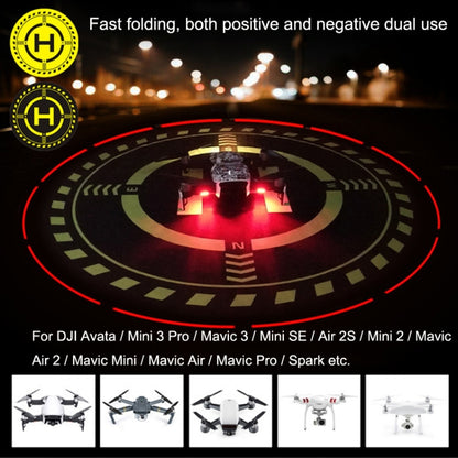 Sunnylife DJI-TJP07 For DJI Avata / Mini 3 Pro / Mavic 3 / Mini SE 70cm Adjust Luminous Night Light Apron(Yellow Black) - DJI & GoPro Accessories by buy2fix | Online Shopping UK | buy2fix