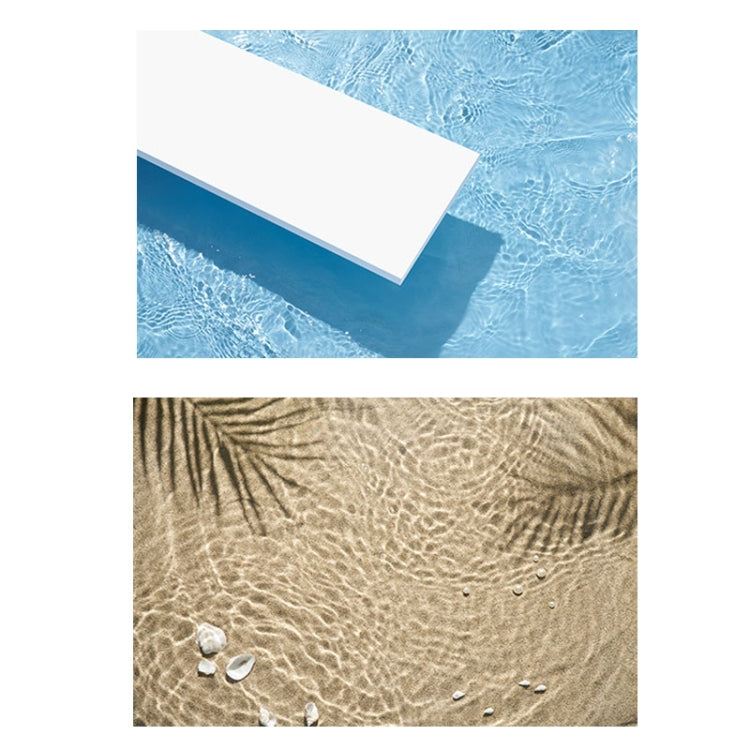 3D Double-Sided Matte Photography Background Paper(Pool+Beach) - Camera Accessories by buy2fix | Online Shopping UK | buy2fix