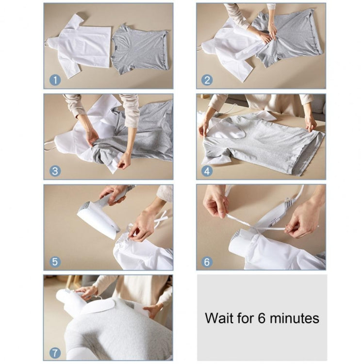 2 PCS Traveling Portable Clothes Dryer Bag Fast Drying Folding Bag,Spec: Short Sleeves - Home & Garden by buy2fix | Online Shopping UK | buy2fix
