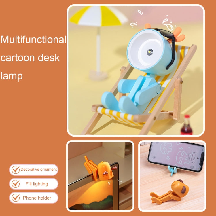 TL-23 LED Mini Foldable Cartoon Desk Lamp Pet Shape Decoration Table Lamp, Spec: Dinosaur (Light Green) -  by buy2fix | Online Shopping UK | buy2fix