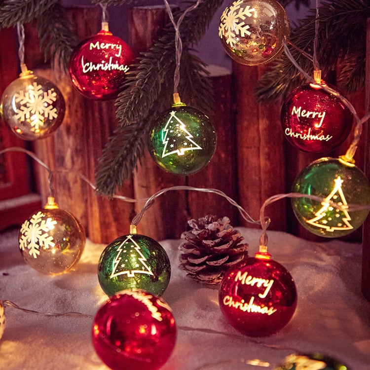 LED Christmas Decorative Ball Lights Scene Arrangement Lantern String, Spec: Battery Type 5m(Ball) - Holiday Lights by buy2fix | Online Shopping UK | buy2fix