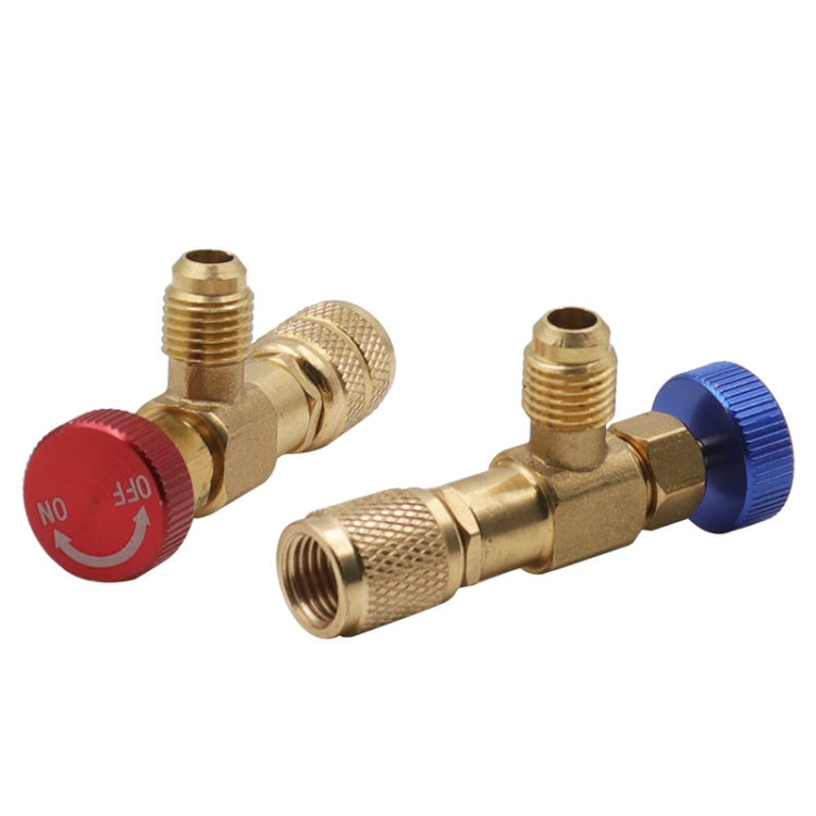Air Conditioner Fluoridation Safety Valve Refrigerant Filling Connector(Side R22 Bottom R410) - In Car by buy2fix | Online Shopping UK | buy2fix