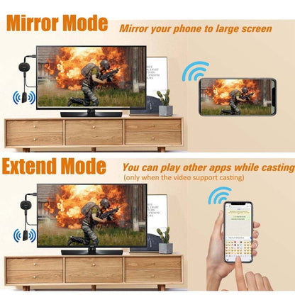 MiraScreen G26 Wireless HD Home TV Screen Projector, Specification: 2.4G+1080P (Black) - Wireless Display Dongle by MiraScreen | Online Shopping UK | buy2fix