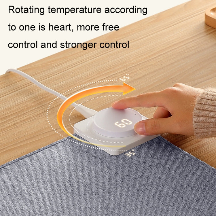 Joyroom JR-CY335 220V Smart Office Desktop Heating Thermostatic Mouse Pad, US Plug, Size: 80x32cm(Dark Gray) - Mouse Pads by Joyroom | Online Shopping UK | buy2fix