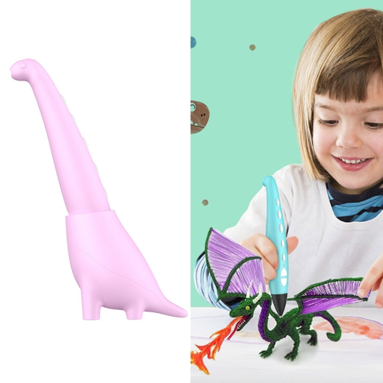 Dinosaur Toy Children 3D Printing Pen Low Temperature Painting Brush(Pink) - Consumer Electronics by buy2fix | Online Shopping UK | buy2fix