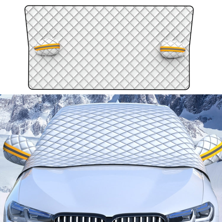 SUITU R-3945 Car Winter Front Glass Snow Shield Defrost Sunshade Thickened Car Clothing, Style: Non-magnet Three Layers Thickened - In Car by SUITU | Online Shopping UK | buy2fix