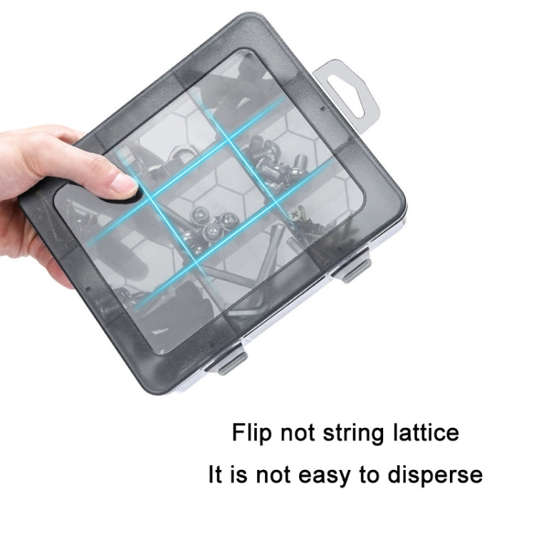 Multi-Compartment Sorted Electronic Parts Organiser, Specifications: 15 Grid - Storage Bags & Boxes by buy2fix | Online Shopping UK | buy2fix