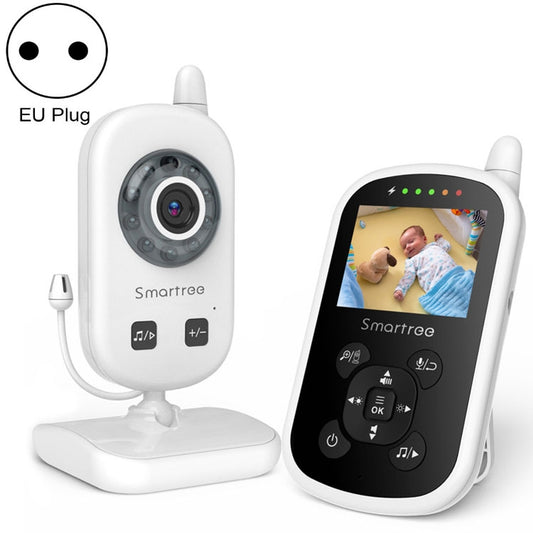 UU24 2.4 Inch Wireless Baby Monitor Camera Temperature Monitor 2 Way Audio VOX Lullaby EU Plug - Security by buy2fix | Online Shopping UK | buy2fix